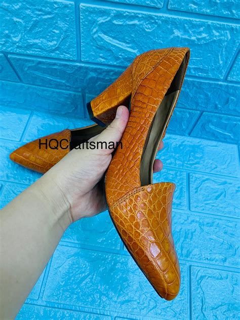 fake crocodile skin shoes|genuine crocodile shoes for women.